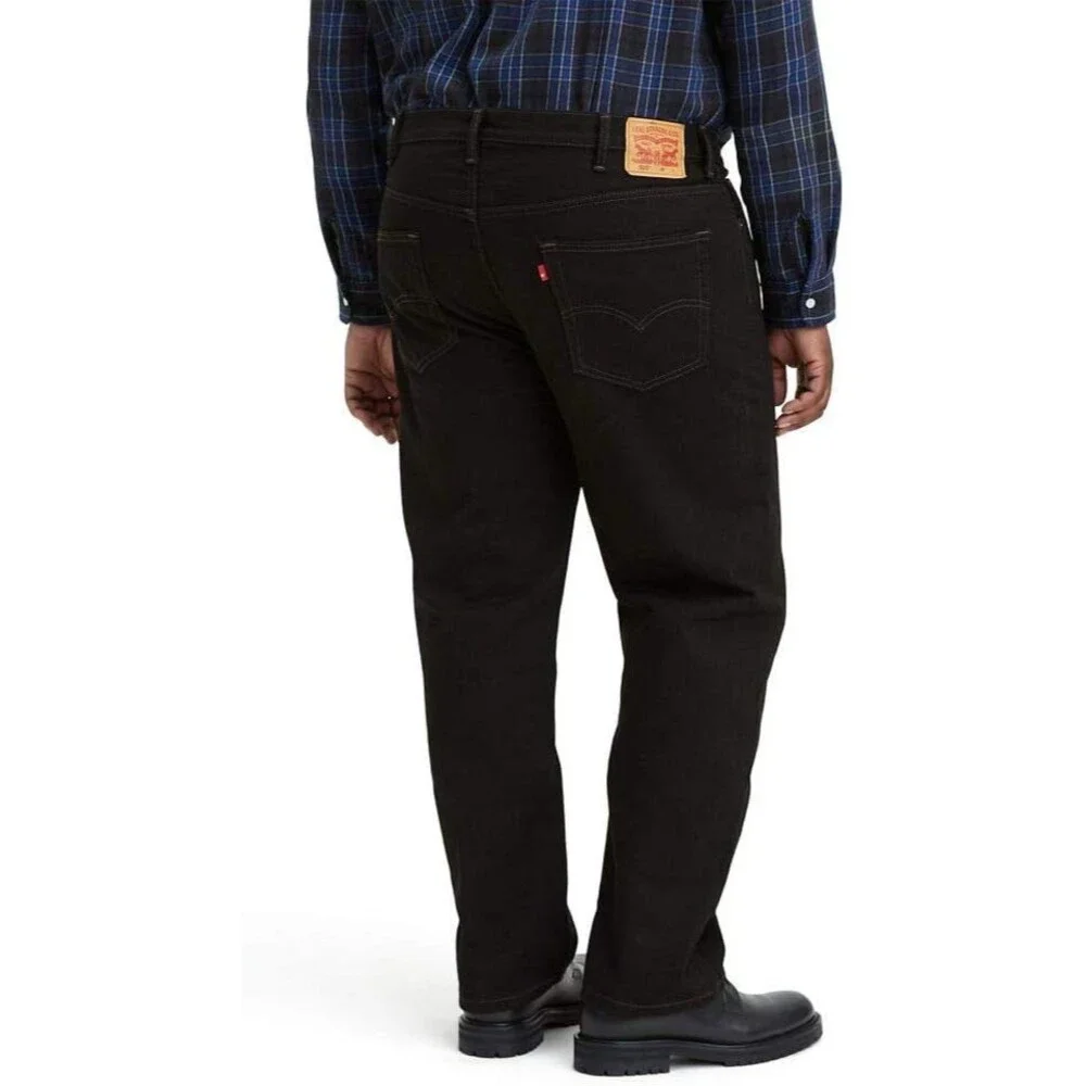 Levi's Men's 505‎ Regular Fit Jeans, Black, 36/34